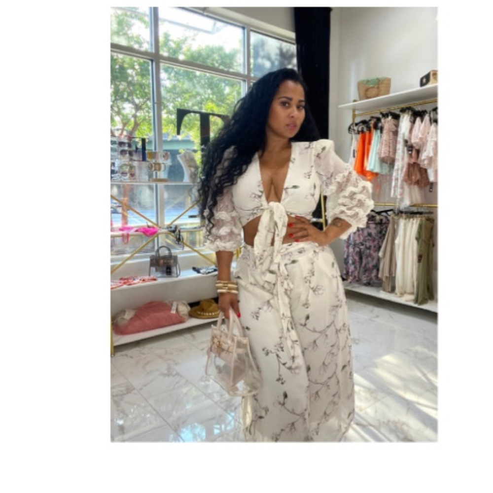 Two Piece Floral Set by T-Rivera